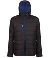 RG444 TRA241 Regatta Navigate Thermal Jacket Black / new royal blue colour image